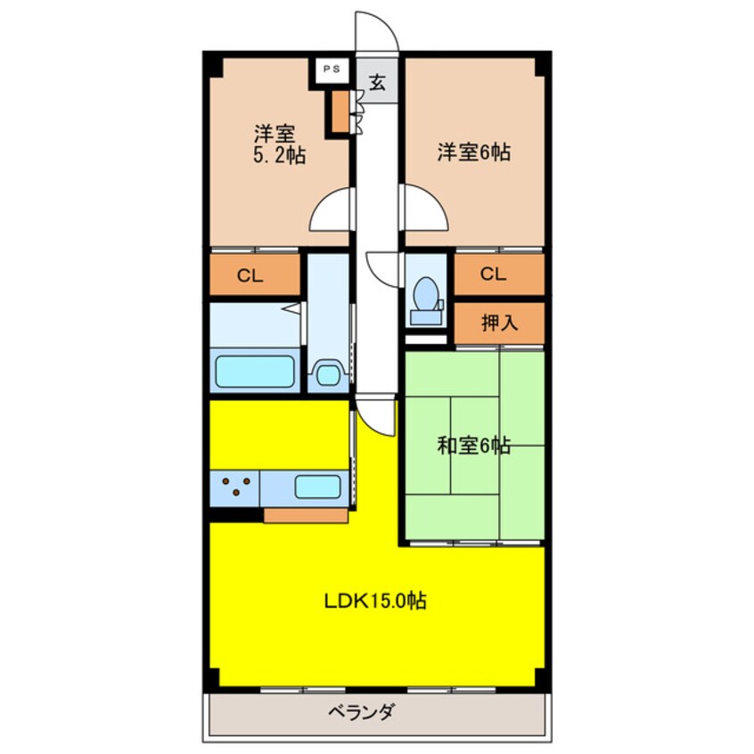間取図 日本泉ビル