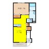 Leschente7 1LDKの間取り