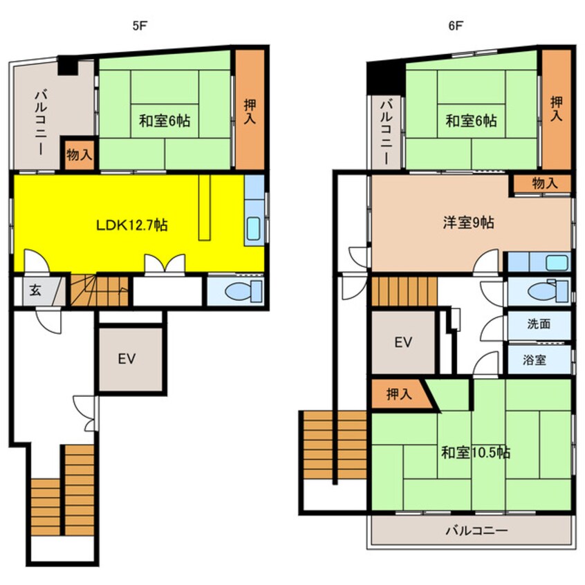 間取図 シェラトン八ツ寺