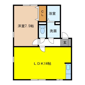 間取図 リヴェール岐南