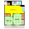 加納ＡＲＭＳ 2LDKの間取り