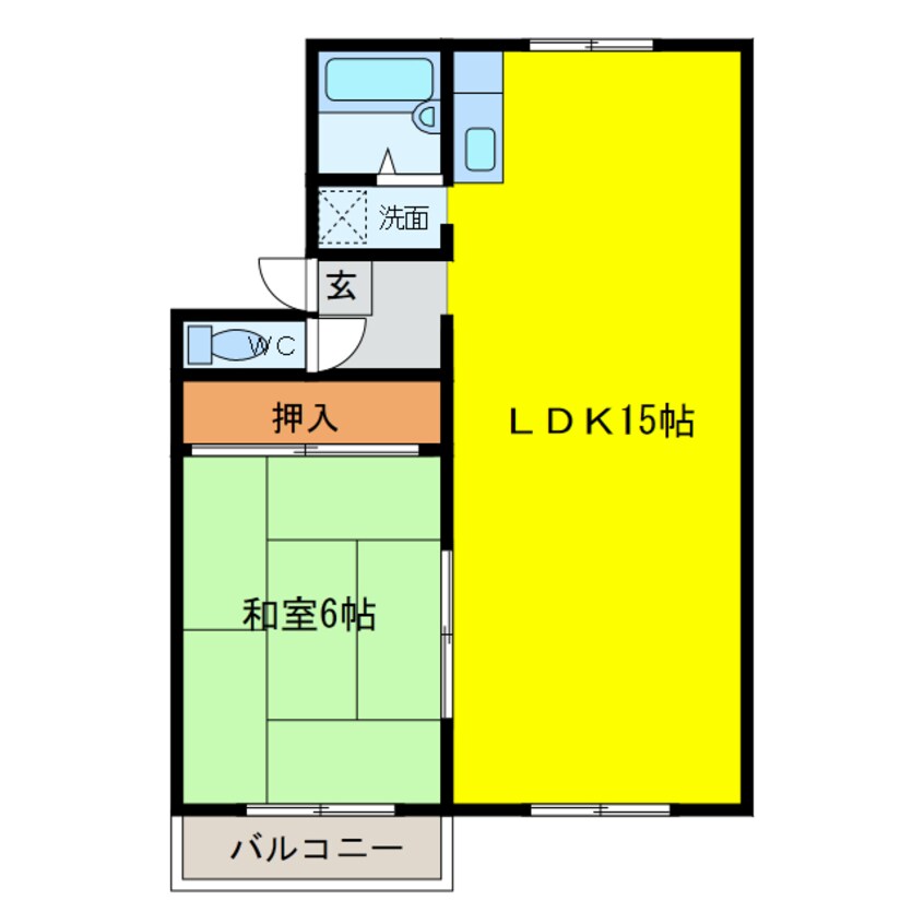 間取図 コーポ美喜