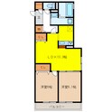 エクセルームK-Ⅱの間取図