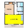 Is GIFUEKIMAE 1LDKの間取り