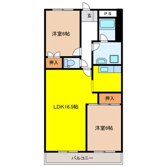 間取図 アイレックスミヤケ