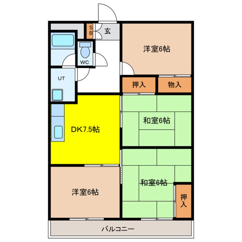 間取図 レジデンス領下