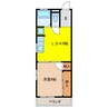 レジデンスミキ 1LDKの間取り