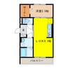アンクレージュ 1LDKの間取り