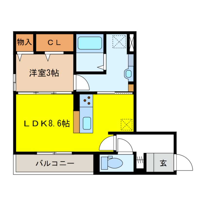 間取図 ザ・シティハウス白山