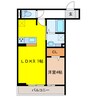 ザ・シティハウス白山 1LDKの間取り