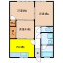 野垣様円城寺借家の間取図