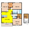 セジュールkumoi 3LDKの間取り