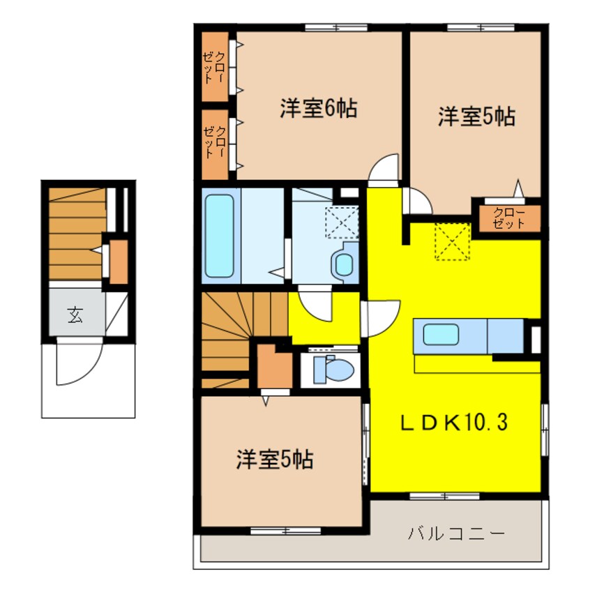 間取図 オドゥール・ダムール