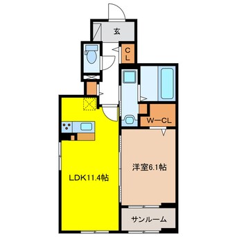 間取図 マルシェⅢ