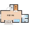 松尾ビル 1Rの間取り