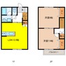 グランボヌール 2LDKの間取り