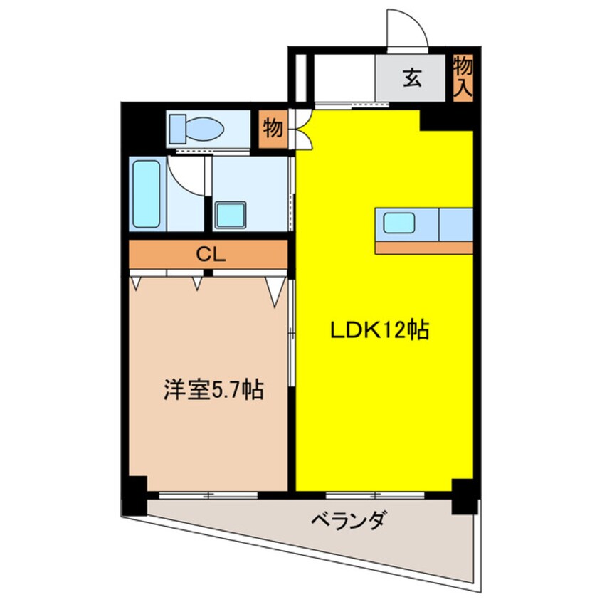 間取図 タウンコート三幸