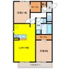 グランツ（岐南） 2LDKの間取り