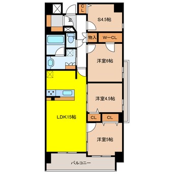 間取図 プレサンスロジェ　岐阜ザ・クラス