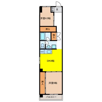 間取図 Gifu長住ビル