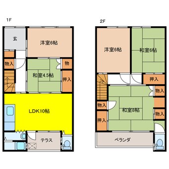 間取図 岐阜市柳町2丁目　貸家