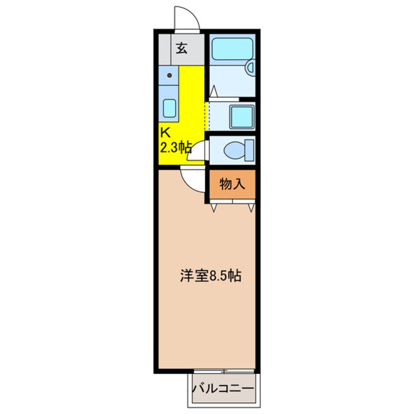 間取図 ボヌール水海道