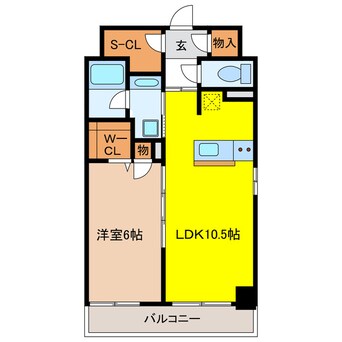 間取図 ルネフラッツ岐阜駅前