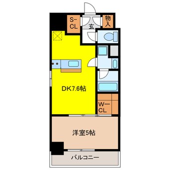 間取図 ルネフラッツ岐阜駅前