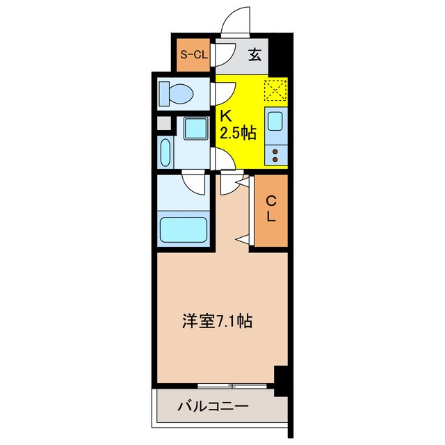 間取り図 meLiV岐阜駅前