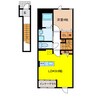 MAISON AMOUR（メゾンアムール） 1LDKの間取り