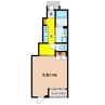 MAISON AMOUR（メゾンアムール） 1Kの間取り