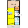 D-ROOM茜部本郷 1LDKの間取り