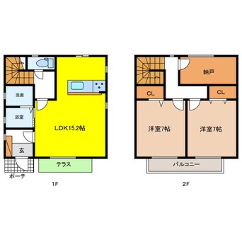 間取図 コテージハウス笠松