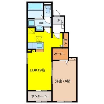 間取図 カーサ　ノア　Ⅰ