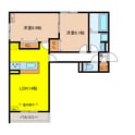 D-ROOM茜部本郷Ⅱの間取図