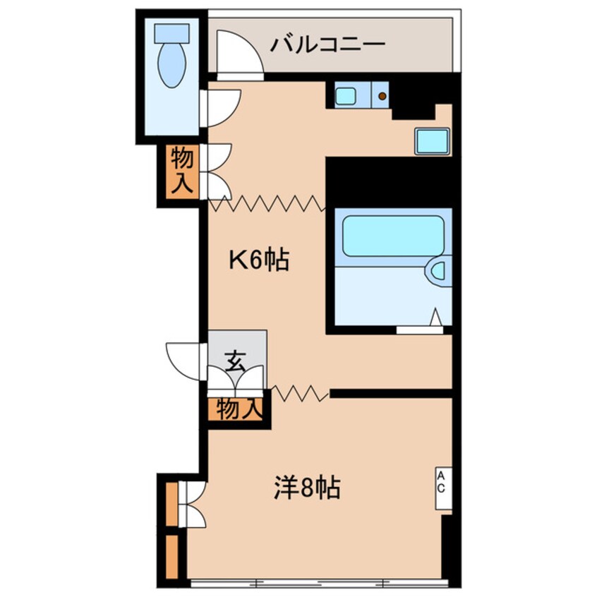 間取図 コーポクリタ