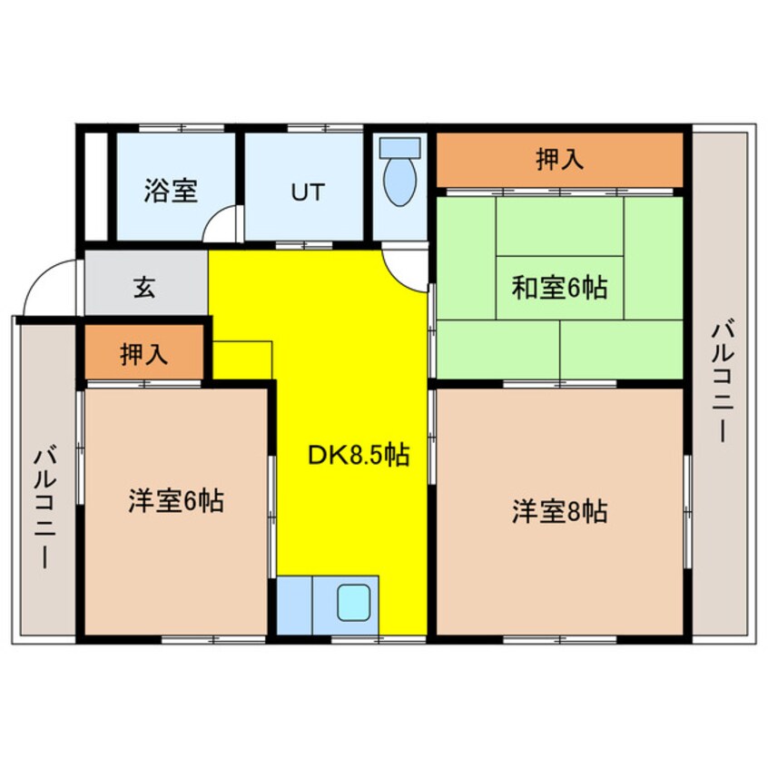 間取図 ロイヤルカナン