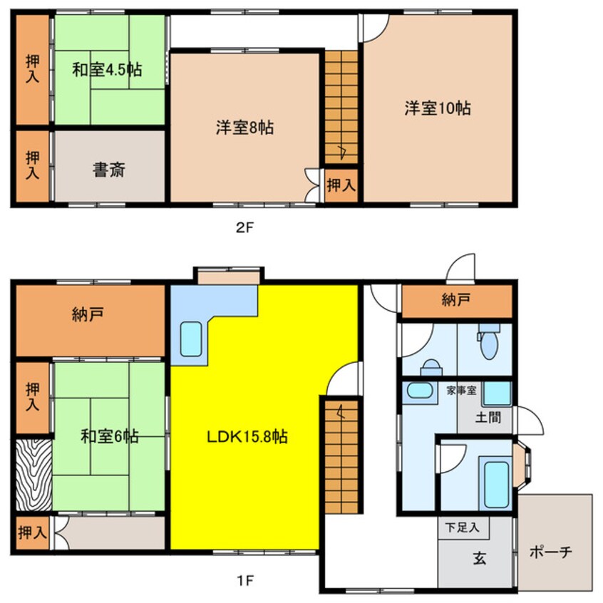 間取図 長森本町1丁目戸建