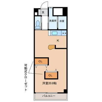 間取図 アクシスヨーロッパ弐番館