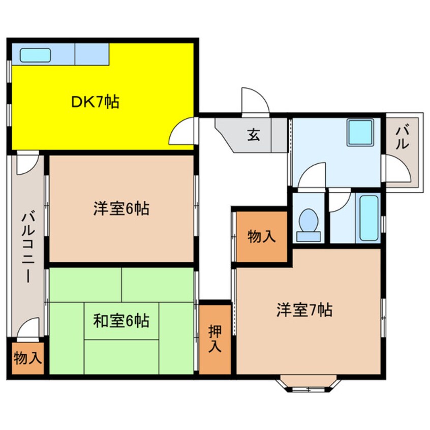 間取図 シャトー・イン・セシリア