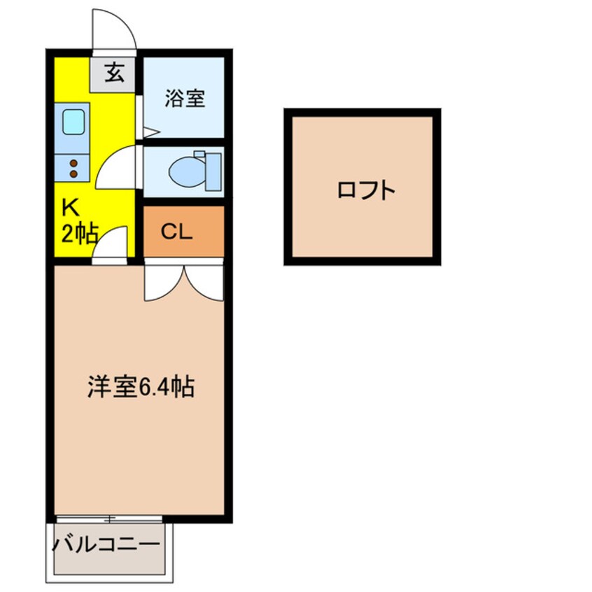 間取図 パビリオントーカイ