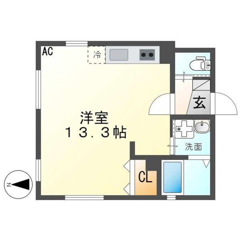 間取図 Infina岐阜