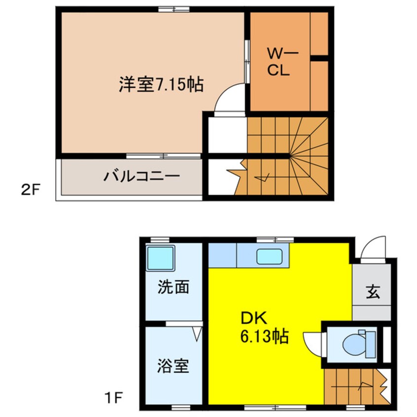 間取図 サンリバーあらた