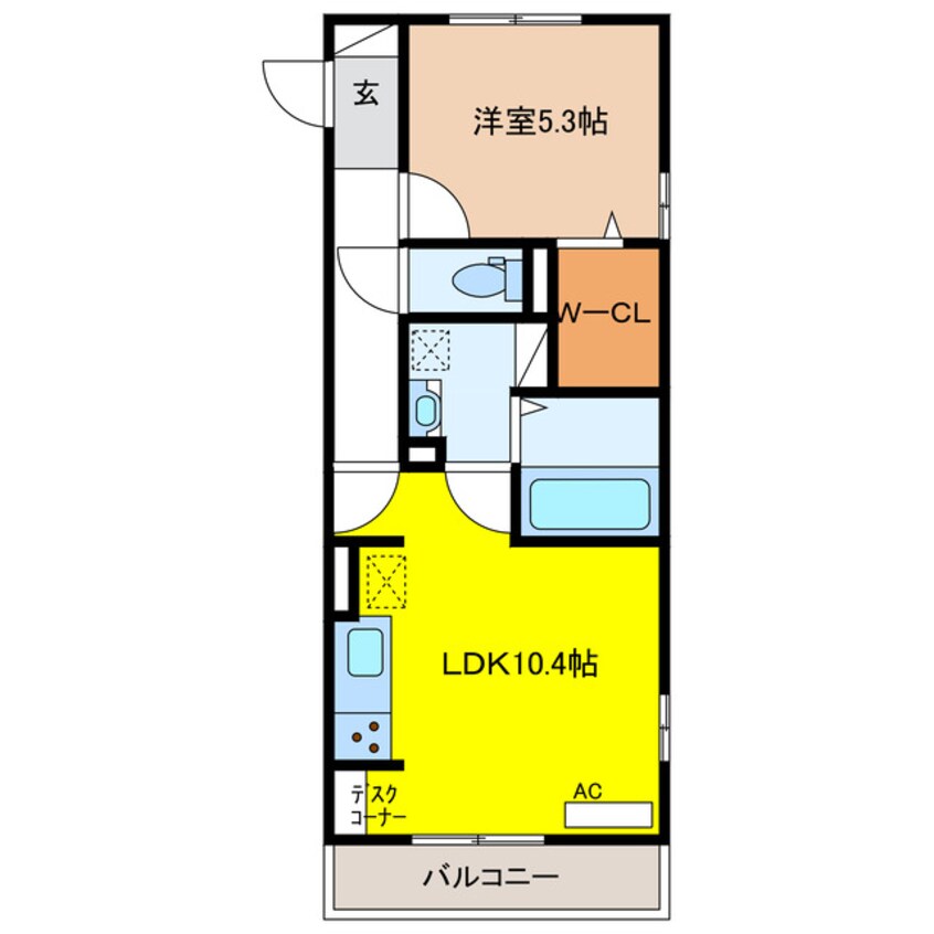 間取図 エデン野一色