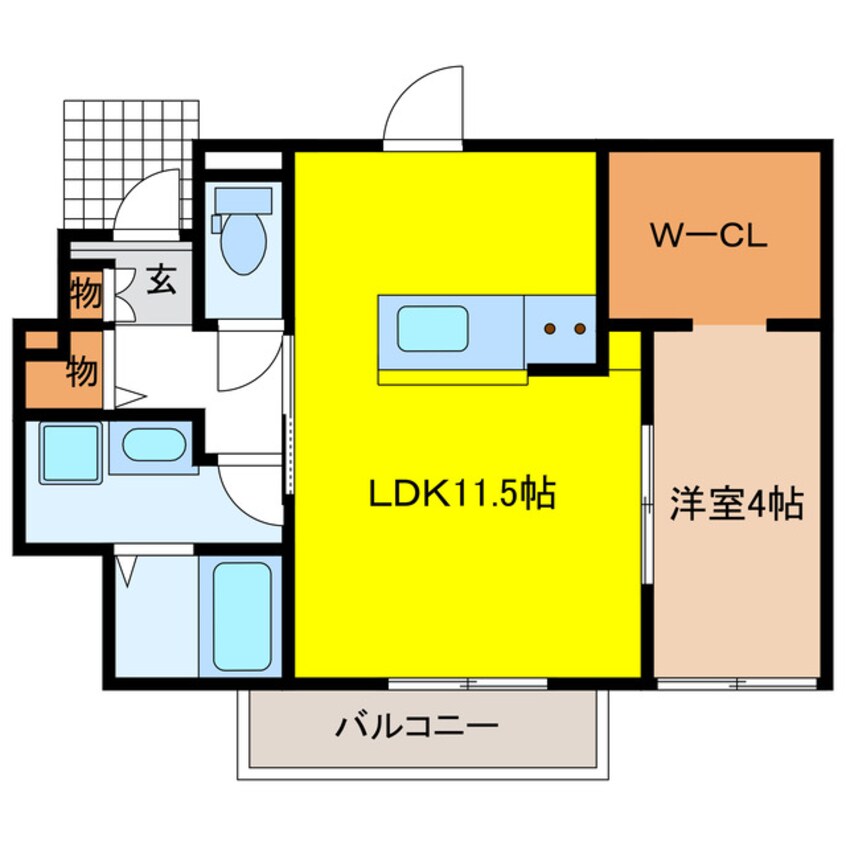 間取図 ルミエール・アイ