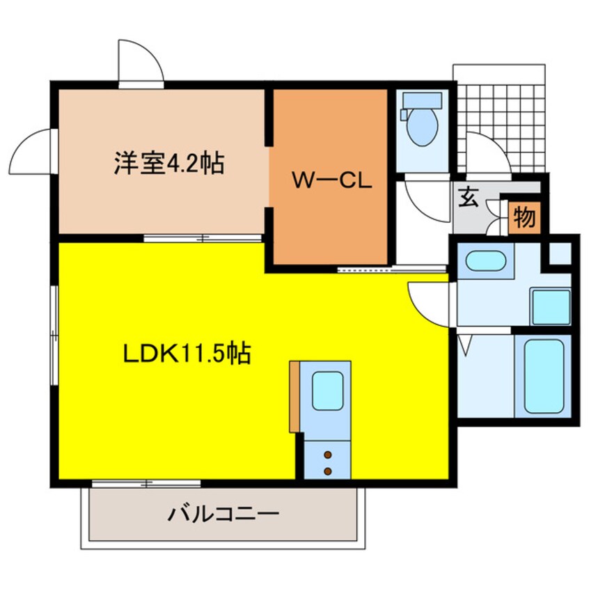 間取図 ルミエール・アイ