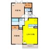 ルーチェ 2LDKの間取り