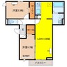 D-ROOM加納矢場町 2LDKの間取り