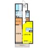 ハミルトンⅡ 1LDKの間取り
