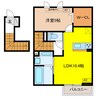 Casa arca 1LDKの間取り